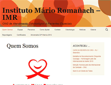 Tablet Screenshot of imr.org.br